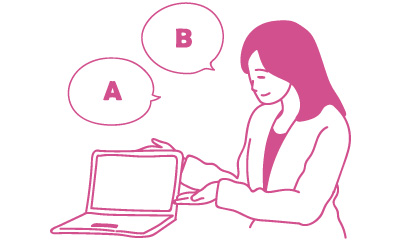 お客様にあったホームページのプランを提案をいたします。