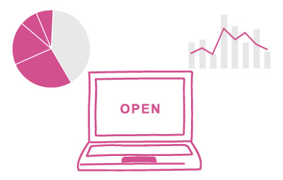 アクセス解析などのデータ解析もさせて頂いております。